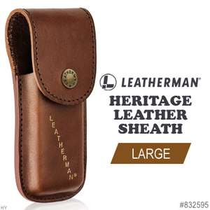 LEATHERMAN 公司貨 傳承系列 棕色皮套(大) /832595