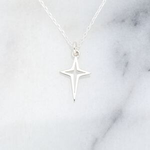 【Angel & Me】永恆 星光 十字架 s925 純銀 項鍊 祝福 生日 情人節 聖誕節 禮物