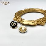 【Gulicc】古莉可 耳環 法式輕奢復古愛心耳釘, , large