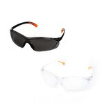 737安全眼鏡護目鏡 透明 灰 茶 黑 CNS認證 墨鏡 UV400 工程用酷炫型眼鏡 防塵 流線造型設計, , large