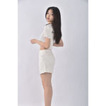 (M) fashion girl高腰質感杏色短褲二手衣, , large