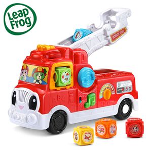 官方直營【LeapFrog】翻滾積木消防車