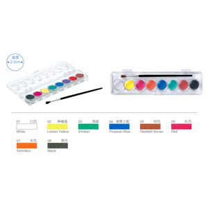 雄獅 粉餅水彩(多款)12色