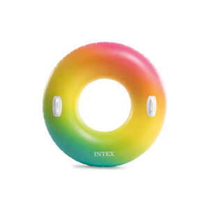 【泳具】INTEX彩虹簾泳圈(適用年齡：9歲以上)
