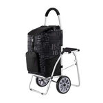Single wheeled shopping cart, , large
