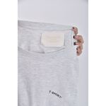 (S) ampers棉質純棉灰色短袖上衣二手衣, , large