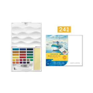 雄獅 WCK 雲波固型隨身水彩繪具36色