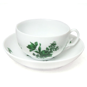 [豐名日本餐具] 咖啡杯組 小花 綠 MARUI / C00CS1-64