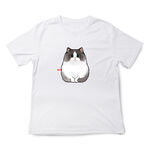 JZ TEE 布偶貓 印花短袖T恤, , large