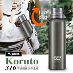 Miyaco 米雅可 Koruto316不銹鋼真空保溫瓶旋蓋保溫杯 鈦灰600ml-Leidea樂德兒, , large