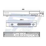 昌運監視器 昇銳 HS-HU4311(取代HS-HQ4311) 4路 H.265+ DVR 多合一錄影主機 支援同軸音頻, , large