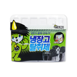 [日日好物]韓國SANDOKKAEB山鬼怪-冰箱淨味防潮凝膠薄型除臭劑-活性碳(黑)200g/盒(約90天長效,冷藏庫脫臭,食物防腐保鮮), , large