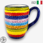 【SOLO Vintage】Modigliani Italian Pottery 400ml Mug Coffee Mug Wine Mug Rainbow Series Handmade Made in Italy, , large
