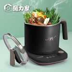 【MOLIJIA 魔力家】M29 保溫分離式快煮鍋1.7L-岩暮黑, , large