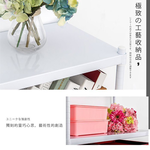 【Y HOUSE】60x35x90cm three-layer hole-free iron plate storage rack rack iron rack - black paint, , large