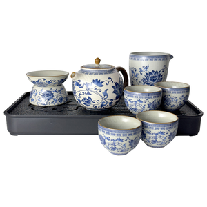 仙德曼青花茶具旅組 (附行動防撞包)