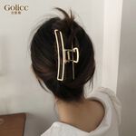 【Gulicc 】古莉可 髮夾 韓系金屬長方形髮夾, , large