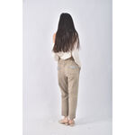 (2XL) 綁帶棕色長褲二手衣, , large