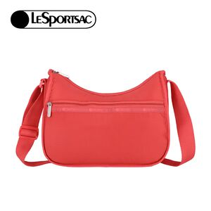 |快速出貨|Lesportsac Classic Hobo 經典斜背包/ 玫瑰紅
