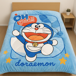Kaimi Cotton | Official Licensed Flannel Warm Blanket – Mickey, Minnie & Doraemon, , large