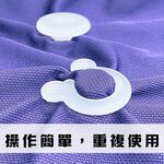 GS MALL 台灣製造 一組4入 小耳朵床單固定扣 被子扣 床單夾 窗簾夾 床單夾 床單固定夾 寢具夾 小耳朵夾, , large