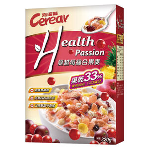 喜瑞爾 Health Passion蔓越莓綜合果麥-320g