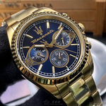 [星晴錶業]MASERATI手錶,42mm,R8853100026寶藍色錶面金色錶殼金色精鋼錶帶款, , large