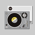 TurnTable PostCard x2 set - Pantone Ultimate Gray、Illuminating, , large