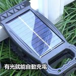 Solar-powered motion sensor light, , large