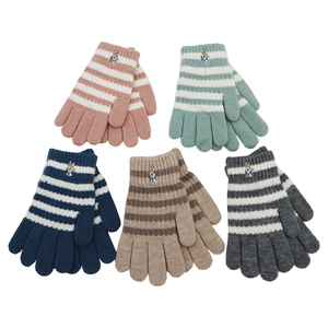 比得兔節色兒童刺繡手套-18cm-GL5635-2雙入