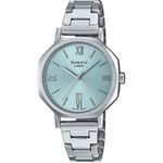 CASIO 卡西歐 SHEEN 文青風格 八角形鍊帶女錶-藍 SHE-4554D-2A, , large