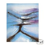 【御畫房】 手繪無框油畫-極光乍現 50x60cm, , large