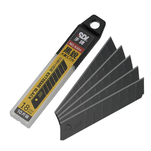 【SDI 手牌】黑銳大美工刀片 10片 /盒 K404C