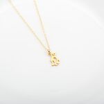 【Angel & Me】幸福 企鵝 s925純銀 厚鍍24k純金項鍊 生日禮物, , large