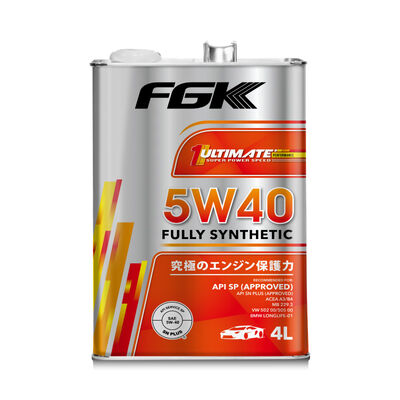 【汽車百貨】FGK 5W40超強添加劑全合成機油 4L