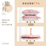 【上手家居】旅行壓縮袋-中號 2入組(真空壓縮袋/真空收納袋/衣服壓縮袋/衣物壓縮袋/手捲壓縮袋/手卷壓縮袋), , large