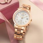 CITIZEN 星辰 XC 亞洲限定 Hebe田馥甄廣告款 鈦 光動能電波萬年曆女錶 CB1107-58A, , large