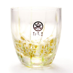 [豐名日本餐具] 2.0"玻璃杯 金箔 橘吉 / G02CU0-49, , large