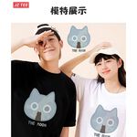 JZ TEE Black Cat - MOON Graphic Tee, , large