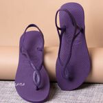 『限時三天特賣』[巴拉娜巴西人字拖專賣店]中壢實體店面 Havaianas LUNA 涼鞋 沙灘 海灘 海邊夾腳拖/人字拖鞋 亮紫色, , large