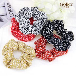 【Gulicc】古莉可 髮夾 歐美復古大腸圈髮飾 2入(黑+白)