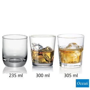 Ocean 威士忌杯 《銅板價》三款 圓底威士忌杯 水杯 玻璃杯  Nova諾凡 仙德洛克杯 金益合Drink eat