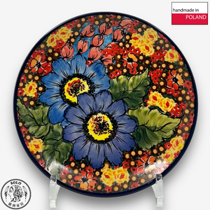 【SOLO歐洲家居】波蘭製 Cerraf 波蘭陶 19cm 圓盤 繁花深處系列