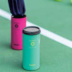 【日本孔雀Peacock】戶外專用 不鏽鋼杯保冰杯+保冰敷袋 500ml鋼杯-孔雀綠, , large