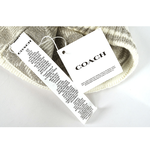 COACH 金屬纖維CC Logo 羊毛毛帽/白色, , large