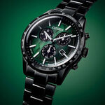 CITIZEN 星辰 極光之森 限定 光動能紳士計時手錶-39.5mm BL5497-85W, , large