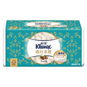 [箱購] 舒潔喀什米爾4層抽取衛生紙乳木果精華-90PC10PC包x6串