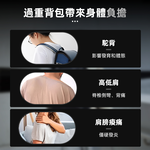 【上手家居】加厚書包減壓背帶 黑色(減壓肩墊/背包背帶/肩背帶/肩墊/護肩墊/氣墊肩帶/減壓後背包), , large