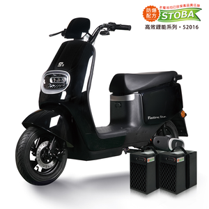 【向銓】Rolling Start雙電版-微型電動二輪車 PEG-080 /吉立 M01(吉立電動車+鋰電池X2顆) (消光黑)