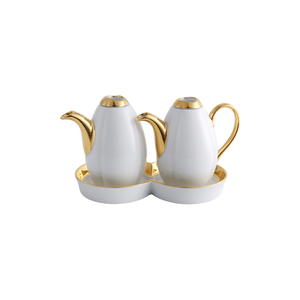 LEGLE - Ruyi Oil and Vinegar Bottle Base - Inner Ring Gold Plated